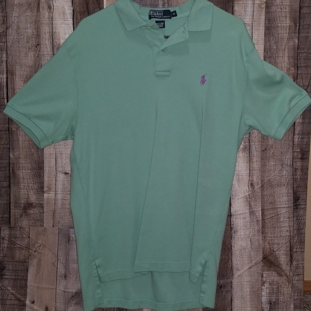 TURQUOISE RALPH LAUREN POLO SHIRT